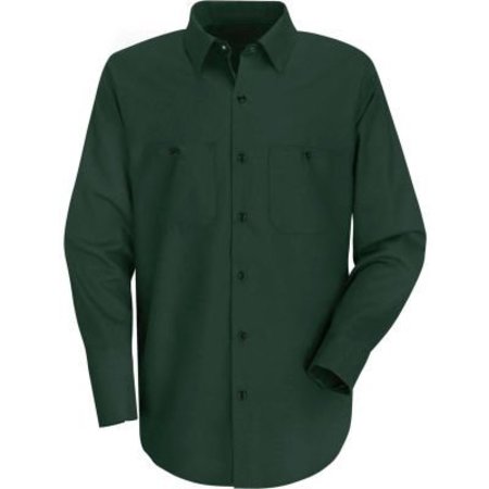 VF IMAGEWEAR Red Kap¬Æ Men's Wrinkle-Resistant Cotton Work Shirt Long Sleeve Regular-XL Spruce Green SC30 SC30SGRGXL